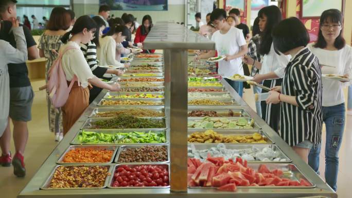 大学食堂 高校食堂 食堂 学校吃饭