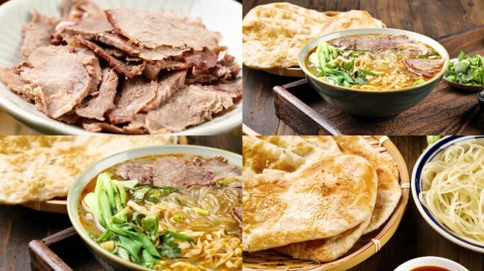 淮南牛肉粉丝汤江苏特色美食小吃4K素材