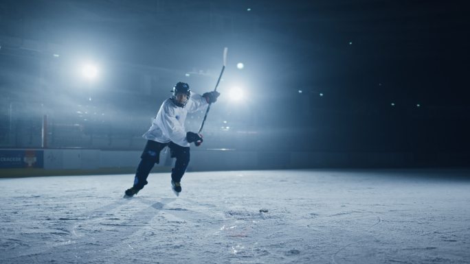 冰球竞技击打滑冰体育联盟实时体育活动