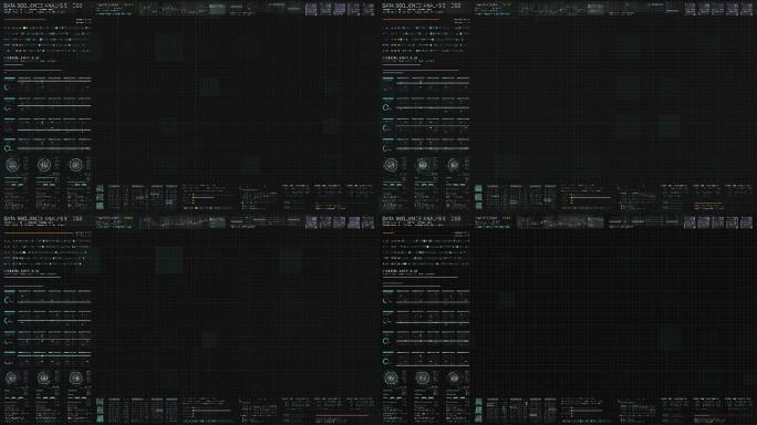 未来图形用户界面平视显示空白屏幕模板