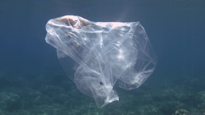 塑料污染海洋大海环境破坏