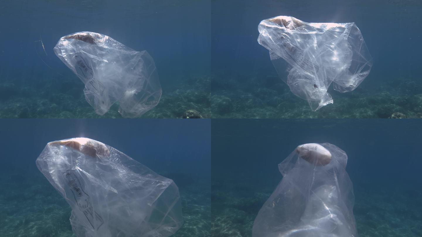 塑料污染海洋大海环境破坏