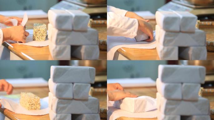 浙江传统年味米糕糖米糕豆糕传统纸张包装