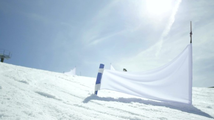 滑雪场谷爱凌冬奥会积雪