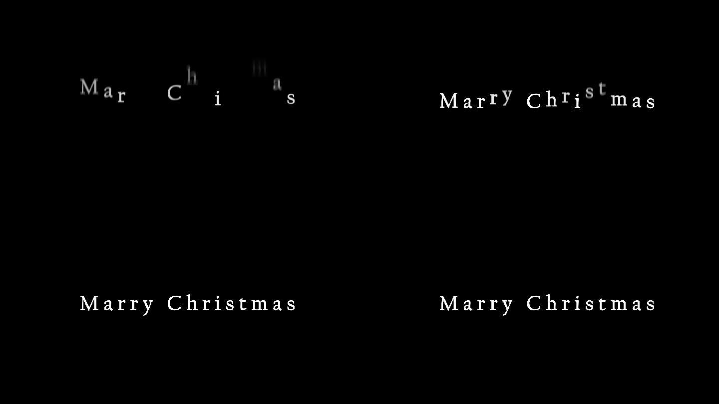 Marry Christmas圣诞节文字