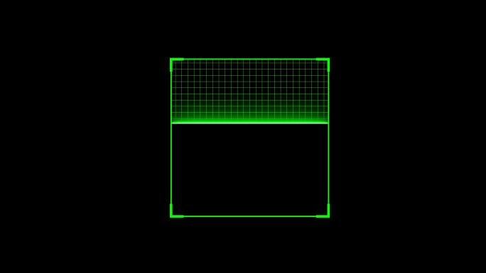 4K人脸识别扫描科技AE模版