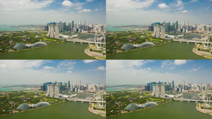 新加坡国外外国航拍风景风光地标建筑