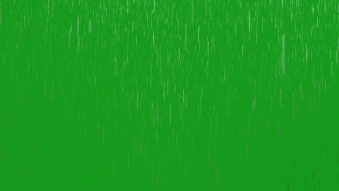 降雨绿屏运动图形视频素材
