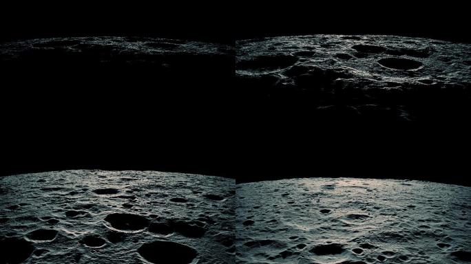 月球表面火箭发射航空航天月球