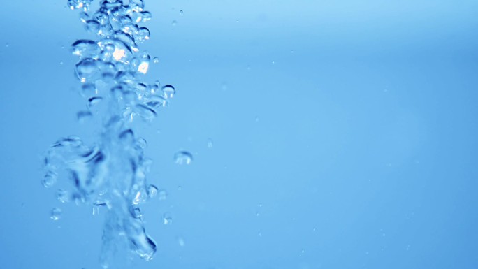 水里的气泡水泡上升水底饮水机