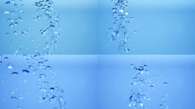 水里的气泡水泡上升水底饮水机