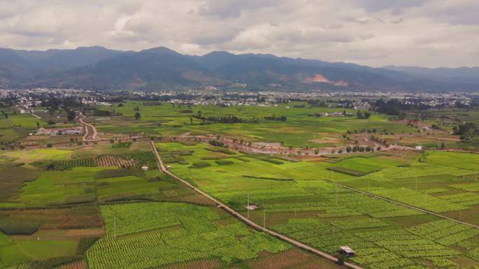 巍山村庄航拍