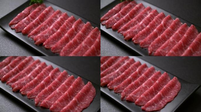 鲜牛肉生片生片段
