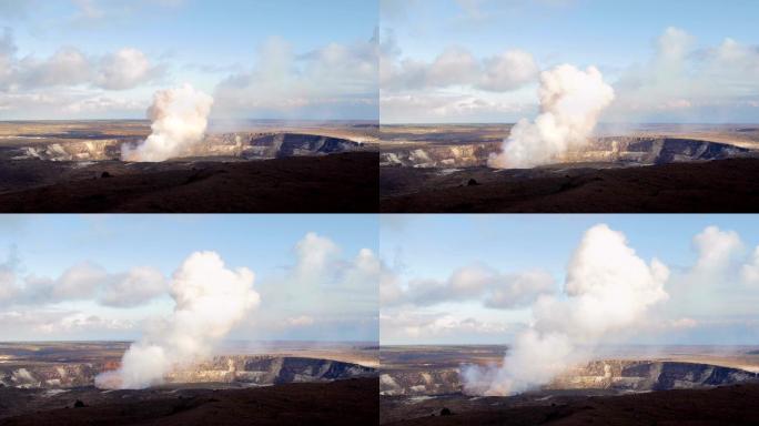 基拉韦厄火山爆发岩浆爆发熔浆地狱岩