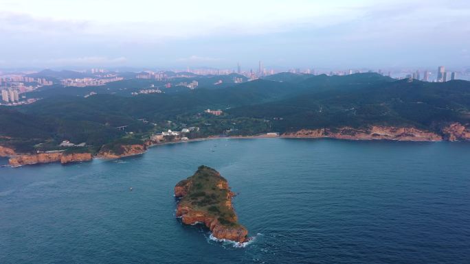 大连山海大全景航拍