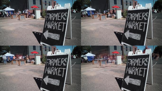 农贸市场标志国外街头英文标识