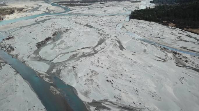 4K航拍雅鲁藏布江河流