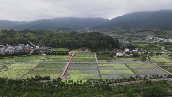 航拍福建古田会议旧址5A景区