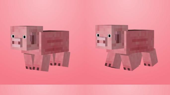 我的世界Minecraft模型-猪