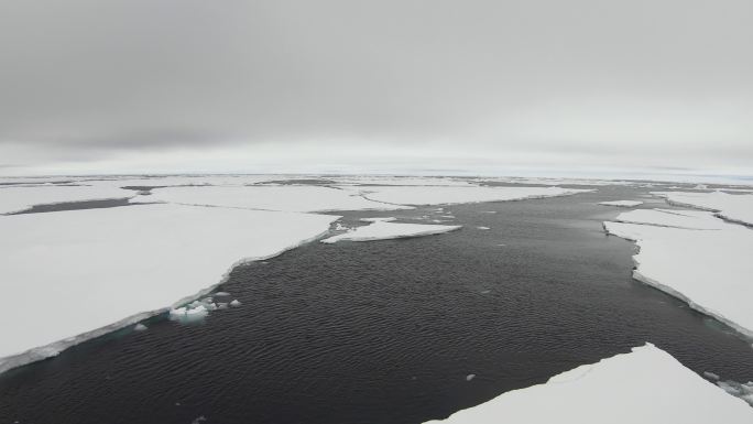 北极极地冰雪冰河
