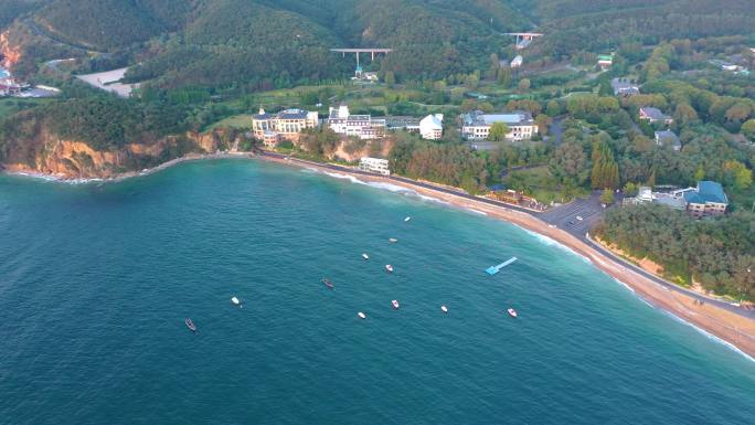 大连棒棰岛山海滨海路