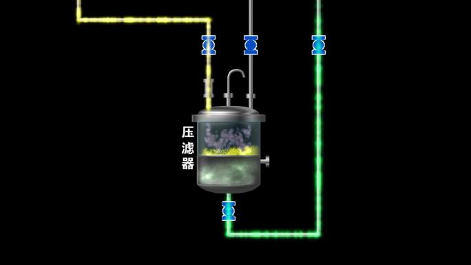 化学工程动画演示 压滤器