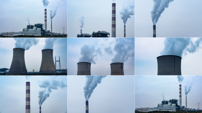 【4K】火力发电城市污染4
