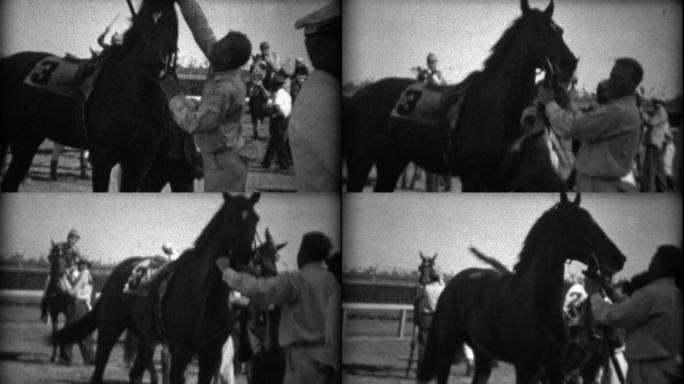 骑马比赛20世纪历史影像资料50年代