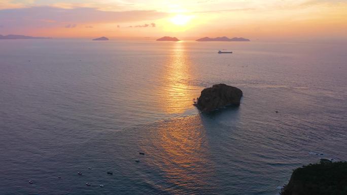 大连棒棰岛山海滨海路