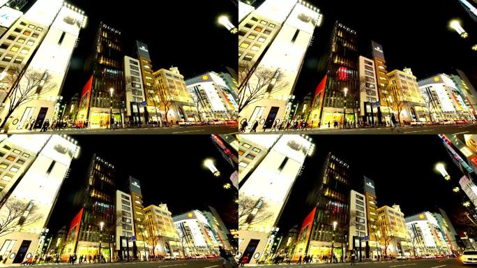 城市夜景实拍视频素材