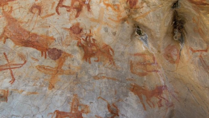 壁画 岩画 西藏 动画 原始画 洞穴