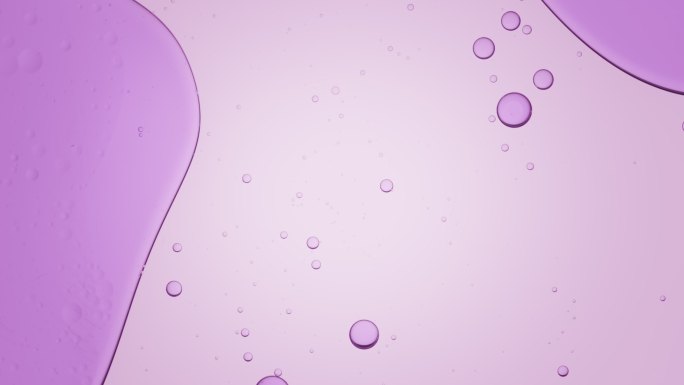 大紫色气泡液体形态流动
