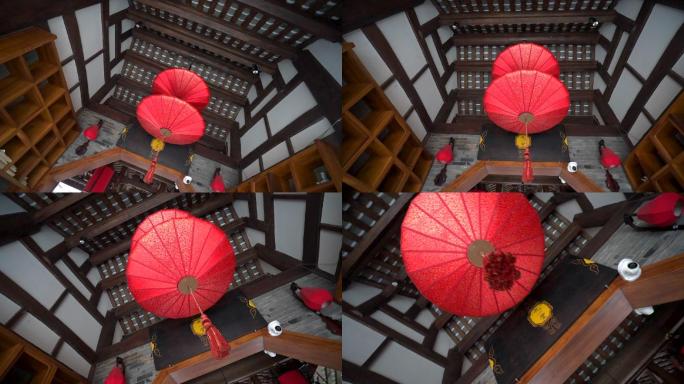 屋顶的灯笼
