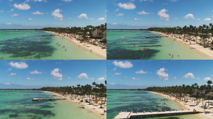 加勒比海热带海滩度假酒店