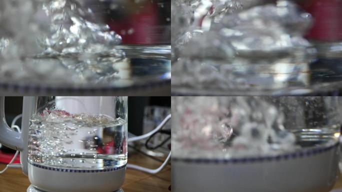 烧水升格 电水壶 沸腾 烧水 沸点 特写