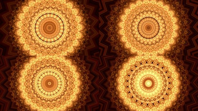 神奇火焰万花筒花纹