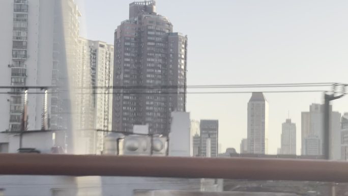 上海高架路跑素材