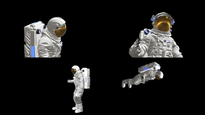 高科宇航员航天服4k视频
