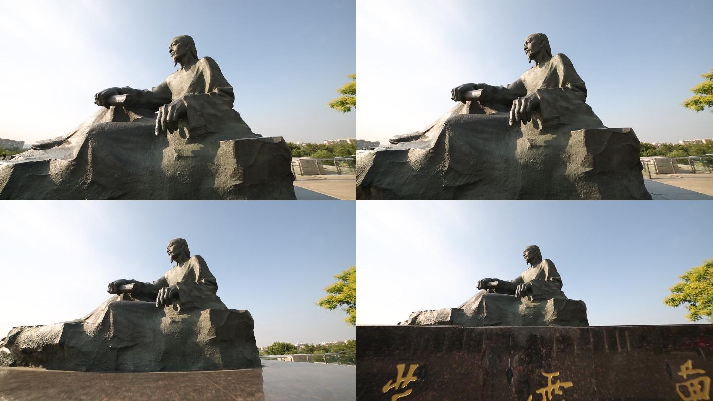 唐山丰润区曹雪芹公园曹雪芹雕像