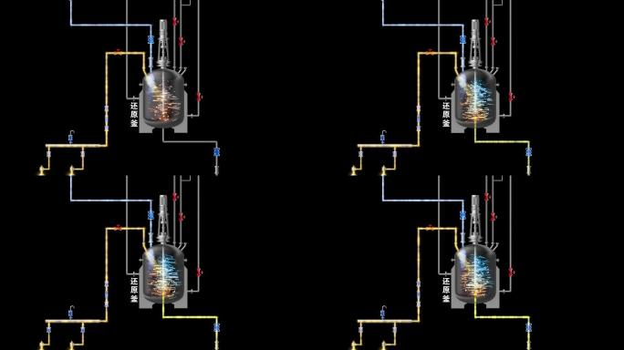 化学工程动画演示 还原釜