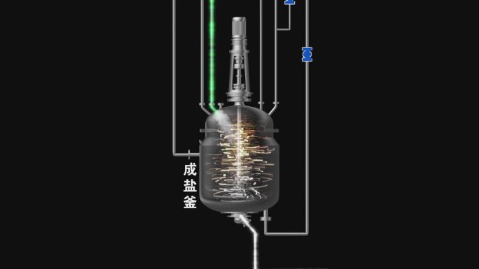 化学工程动画演示 成盐釜