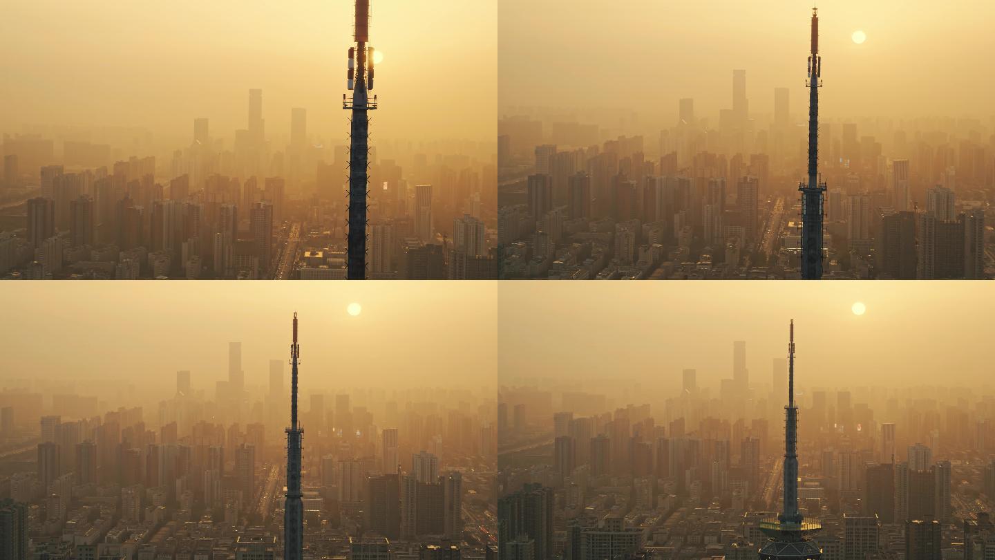 雾霾下的西安电视塔1