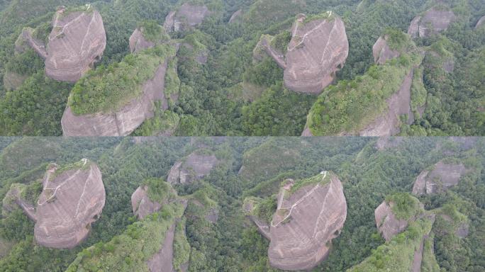 航拍湖南怀化万佛山4A景区