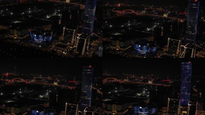 4K原素材-航拍上海世博后滩地区