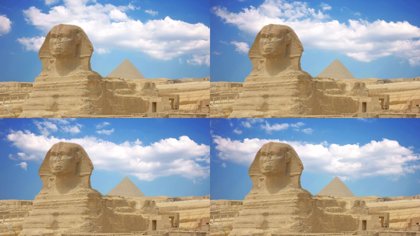 古狮身人面像和金字塔，埃及的象征