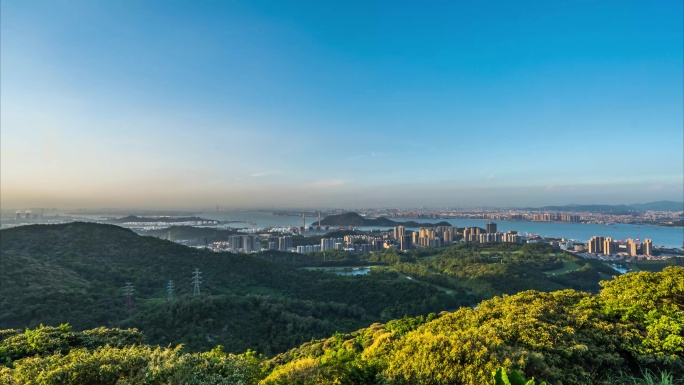 南沙黄山鲁日转夜延时摄影