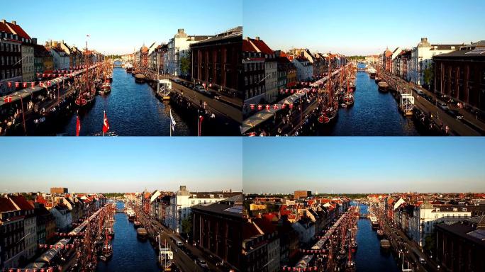 丹麦哥本哈根的老运河
