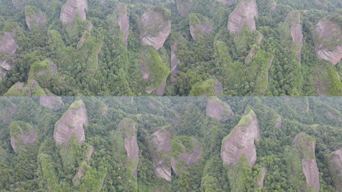 航拍湖南怀化万佛山4A景区