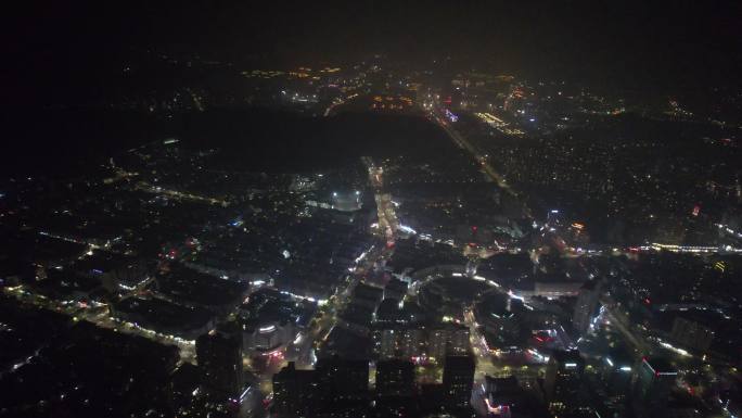 台州温岭夜景4k航拍DJI_0242