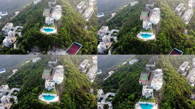 香港山顶的豪华住宅